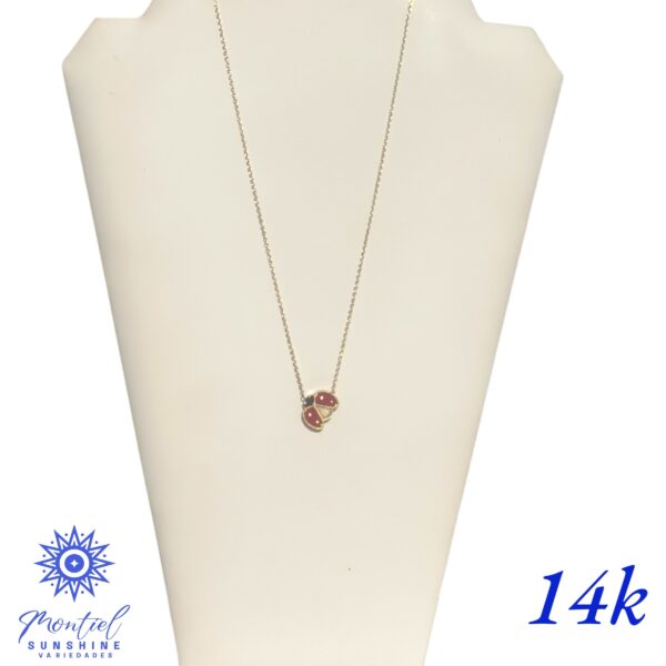 14k  Ladybug Necklace