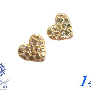 14 k Nuggets  Earrings